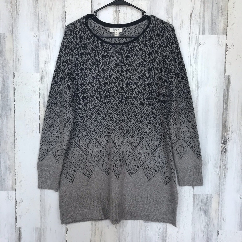 Style & Co. | Black&Grey Ombré Sweater Small